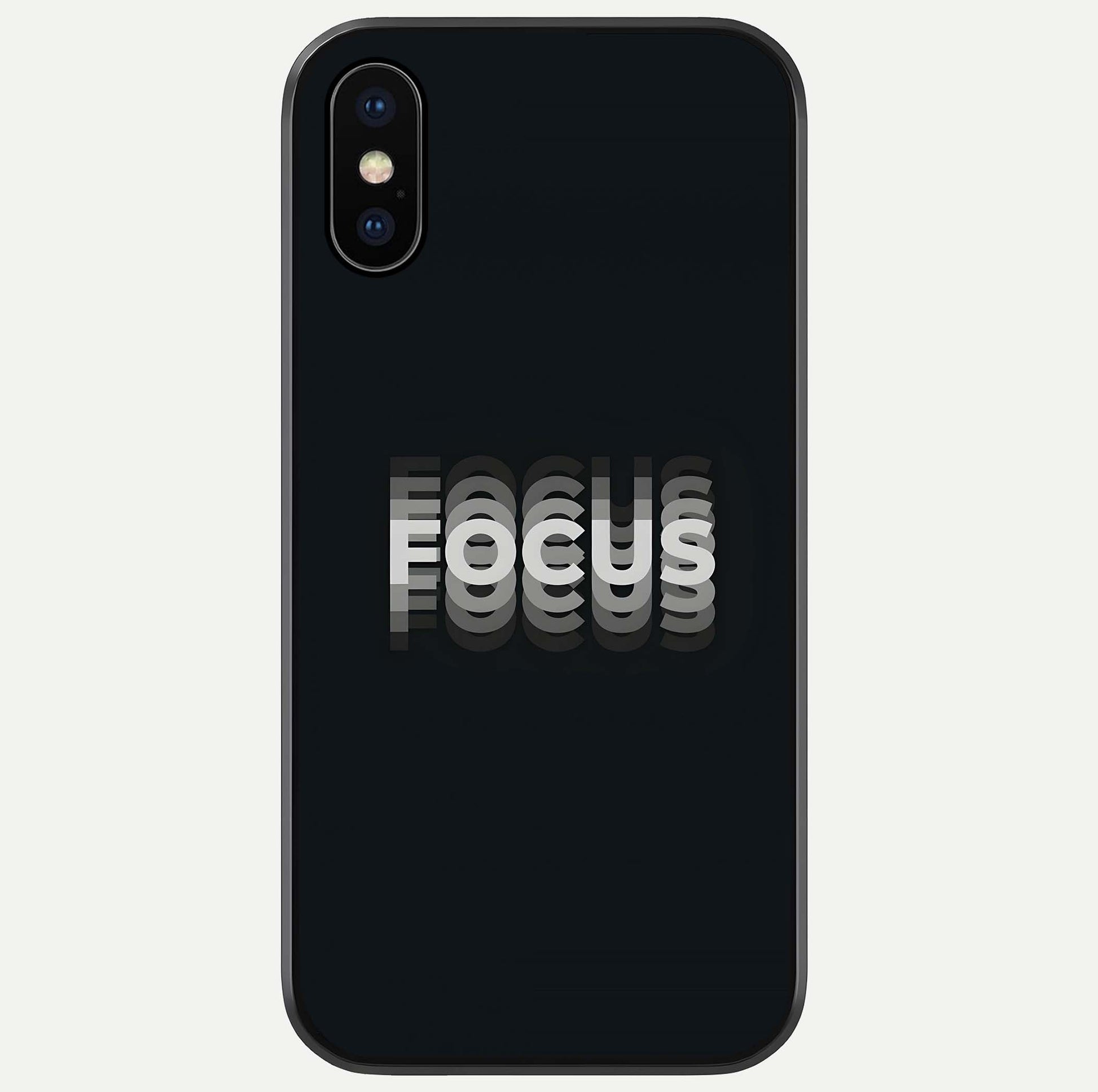 Mono Focus Vision Glass Case For iPhone X by Custom World