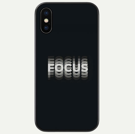 Mono Focus Vision Glass Case For iPhone X by Custom World