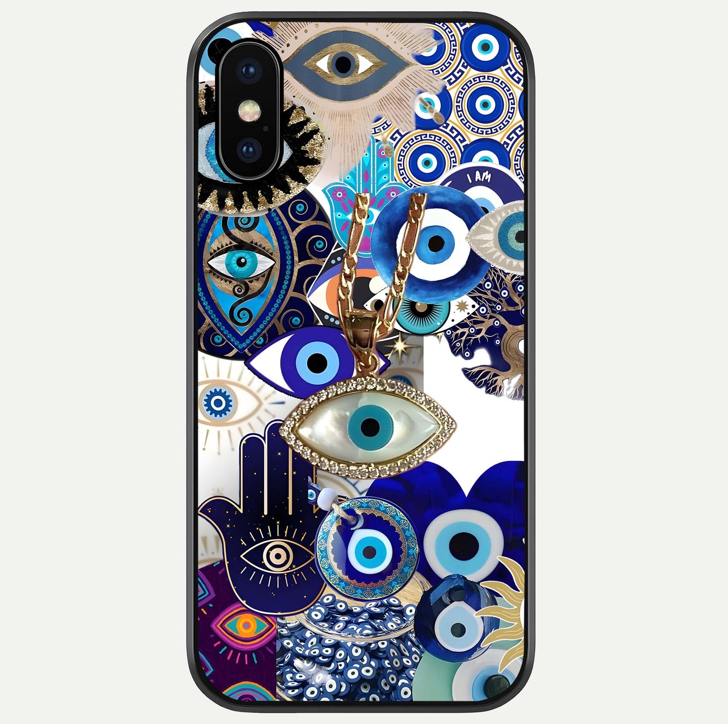 Mystic Charm Eye Glass Case For iPhone X by Custom World