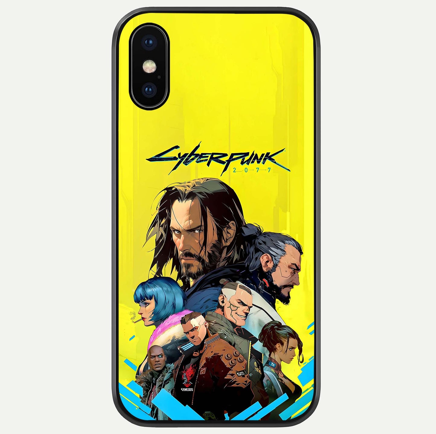 Neon Rebel Genesis Glass Case For iPhone X by Custom World