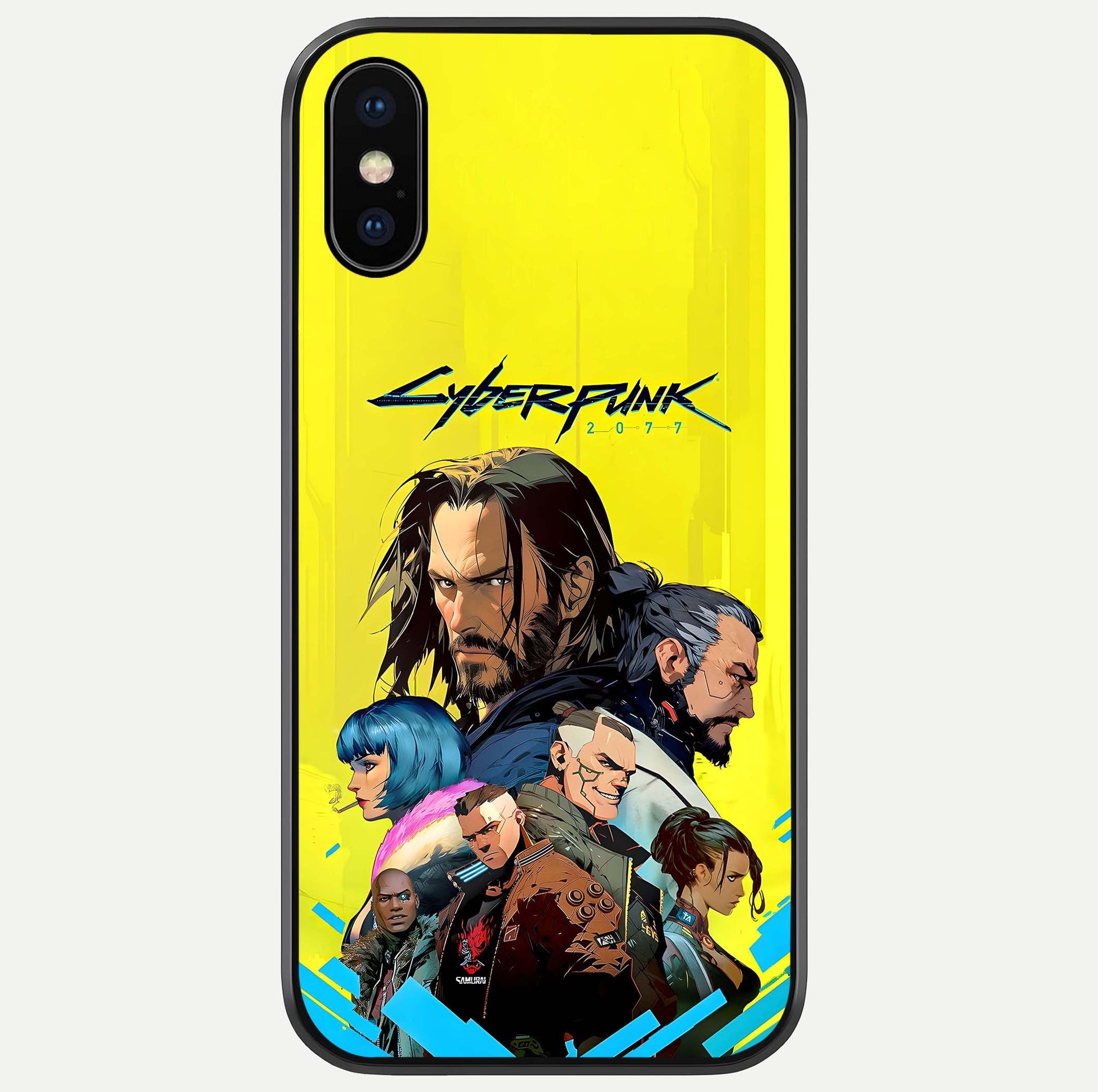 Neon Rebel Genesis Glass Case For iPhone X by Custom World
