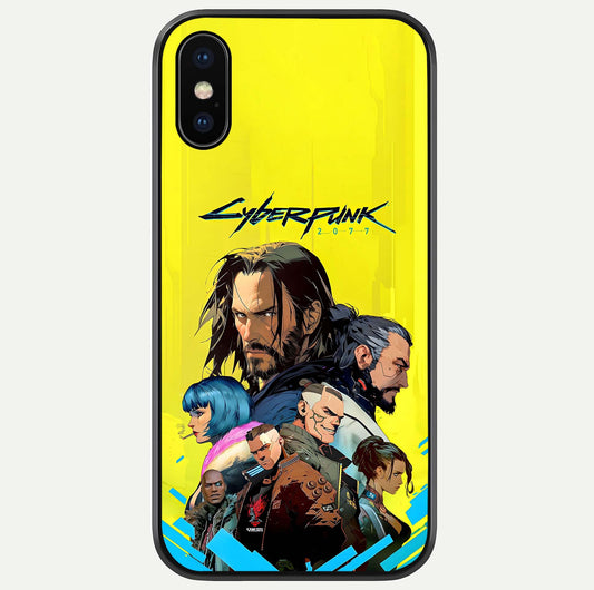 Neon Rebel Genesis Glass Case For iPhone X by Custom World