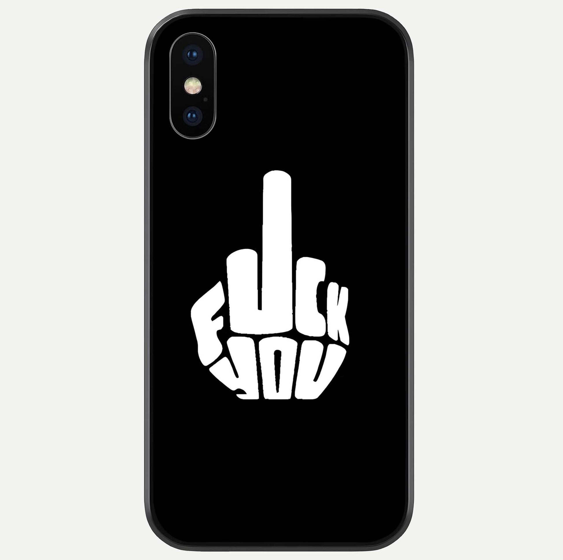 Rebel Mode On Glass Case For iPhone X by Custom World