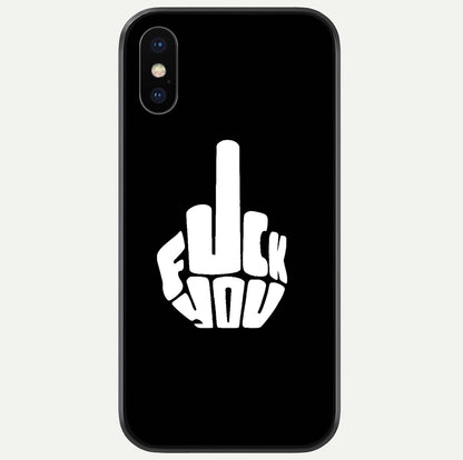 Rebel Mode On Glass Case For iPhone X by Custom World
