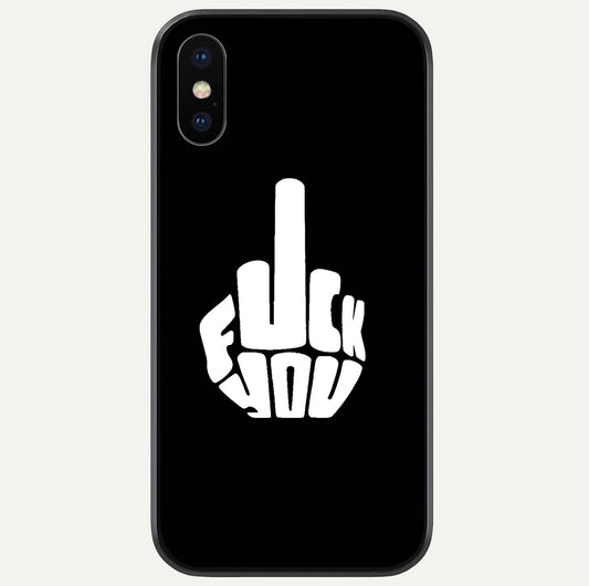 Rebel Mode On Glass Case For iPhone X by Custom World