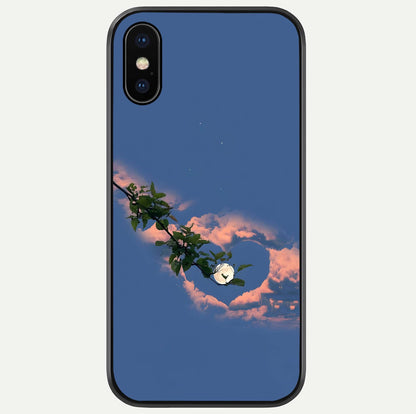 Sky Under Tree Glass Case For iPhone X by Custom World