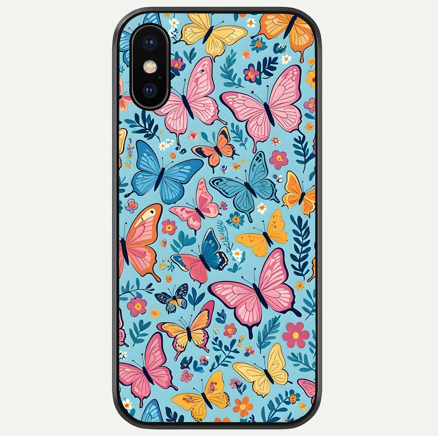 Spring Wing Garden Glass Case For iPhone X by Custom World
