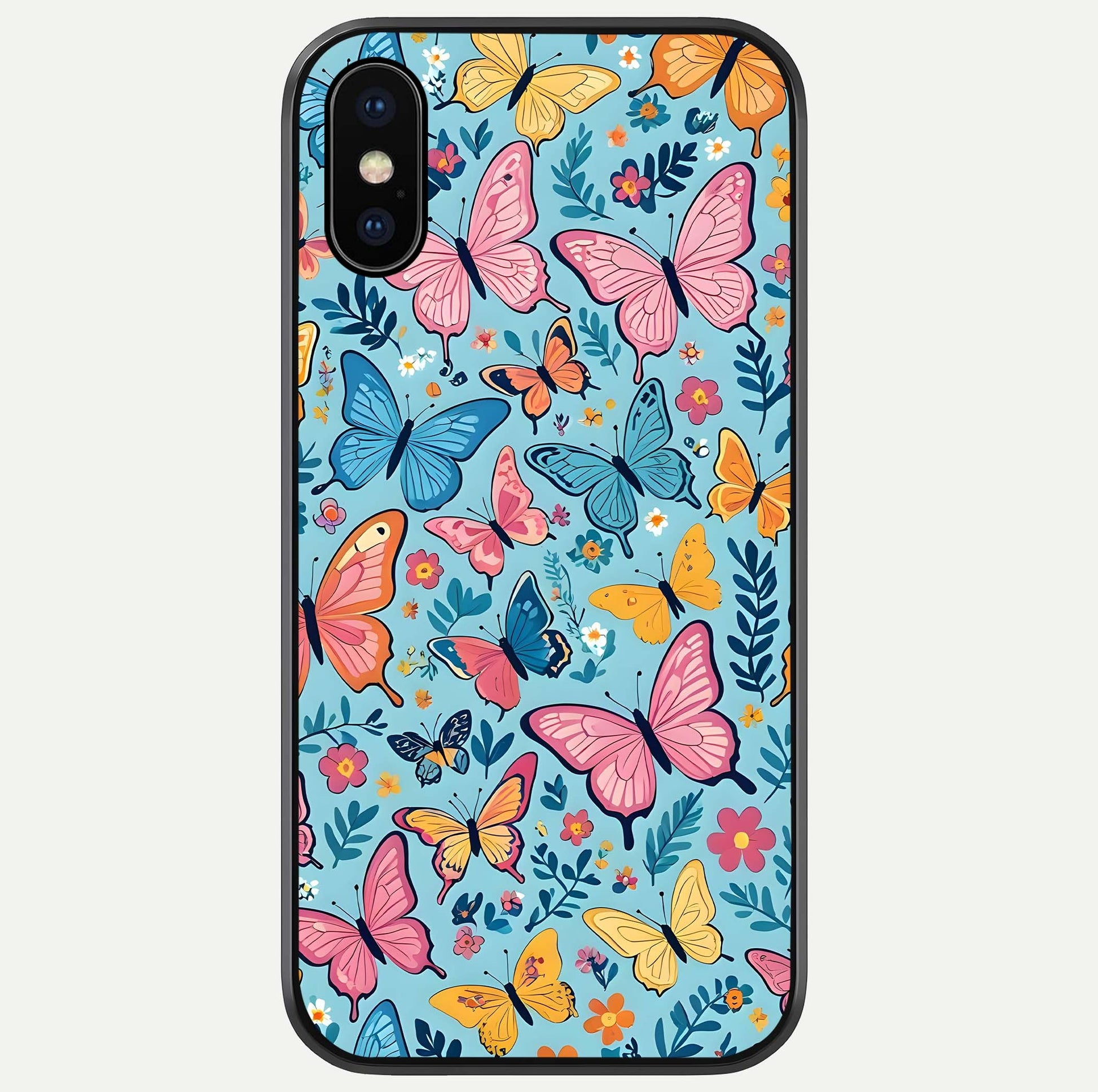Spring Wing Garden Glass Case For iPhone X by Custom World