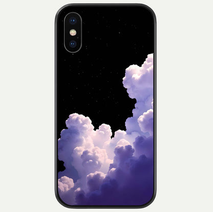 Starlit Night Whispers Glass Case For iPhone X by Custom World