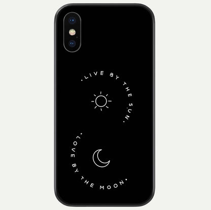 Sun Moon Balance Glass Case For iPhone X by Custom World