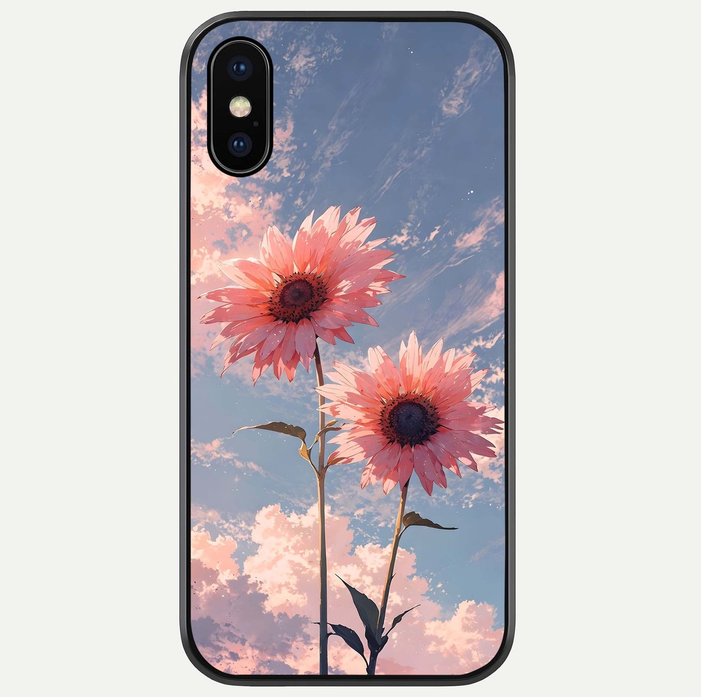 Sunlit Daisy Glow Glass Case For iPhone X by Custom World