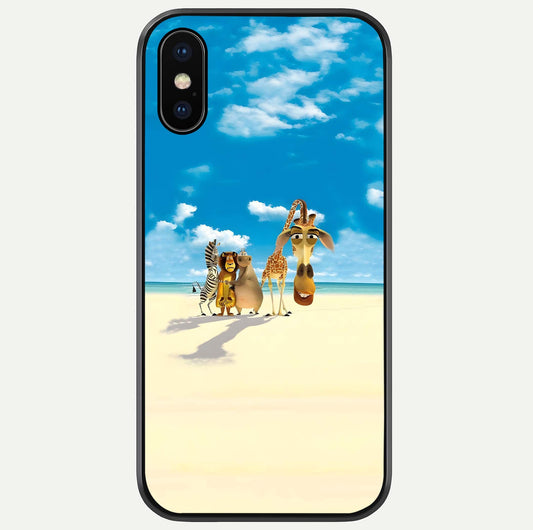 Tropical Fun Squad Glass Case For iPhone X by Custom World