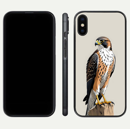 Clever Eagle Glass Case for iPhone X dual-view layout showing design symmetry and smooth finish