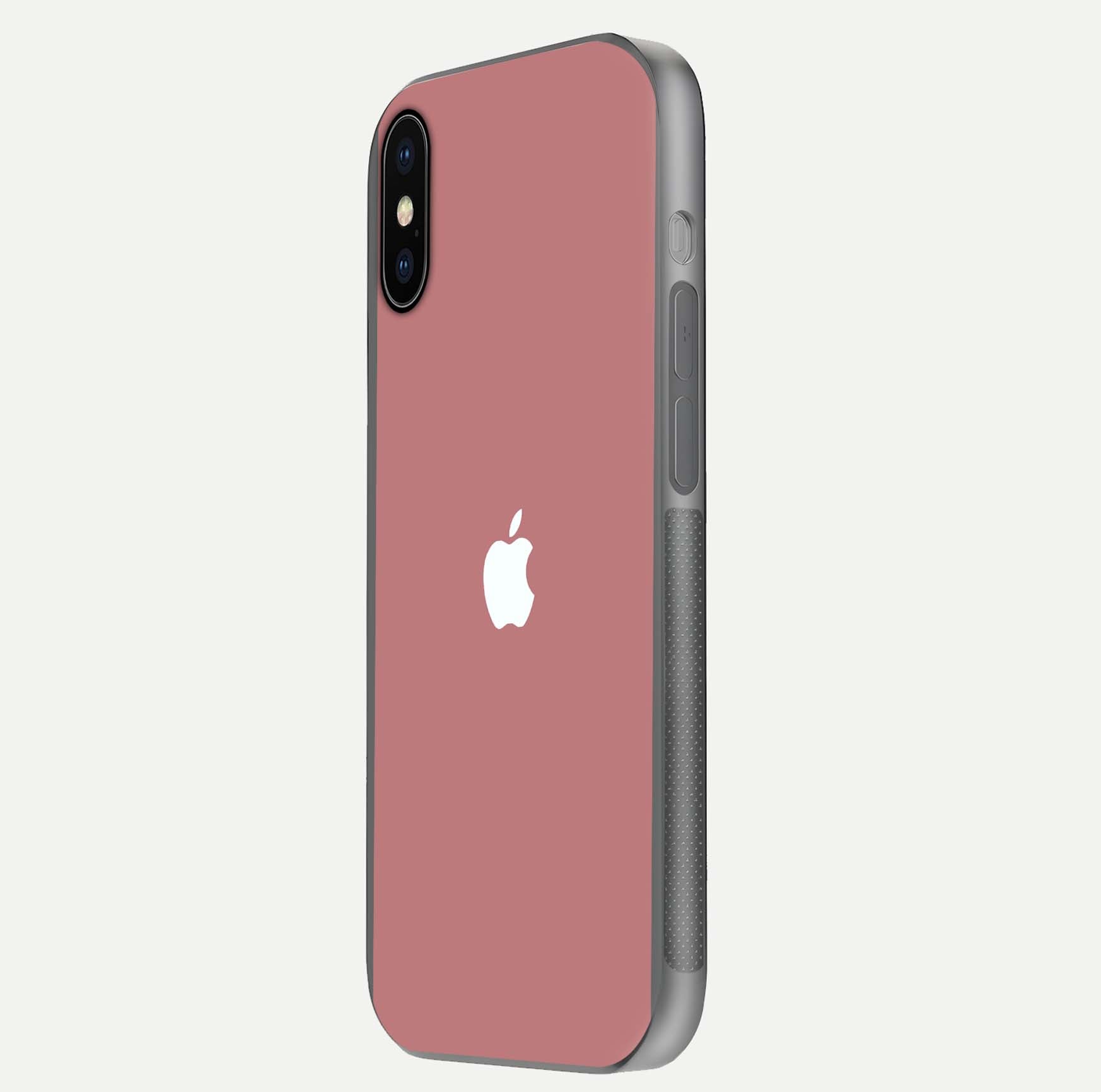 Apple Harmony Glass Case for iPhone X side-angle image showing harmony design and smooth gloss edge