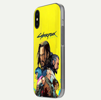 Neon Rebel Genesis Glass Case for iPhone X side-angle image showing gloss surface and sharp neon tone