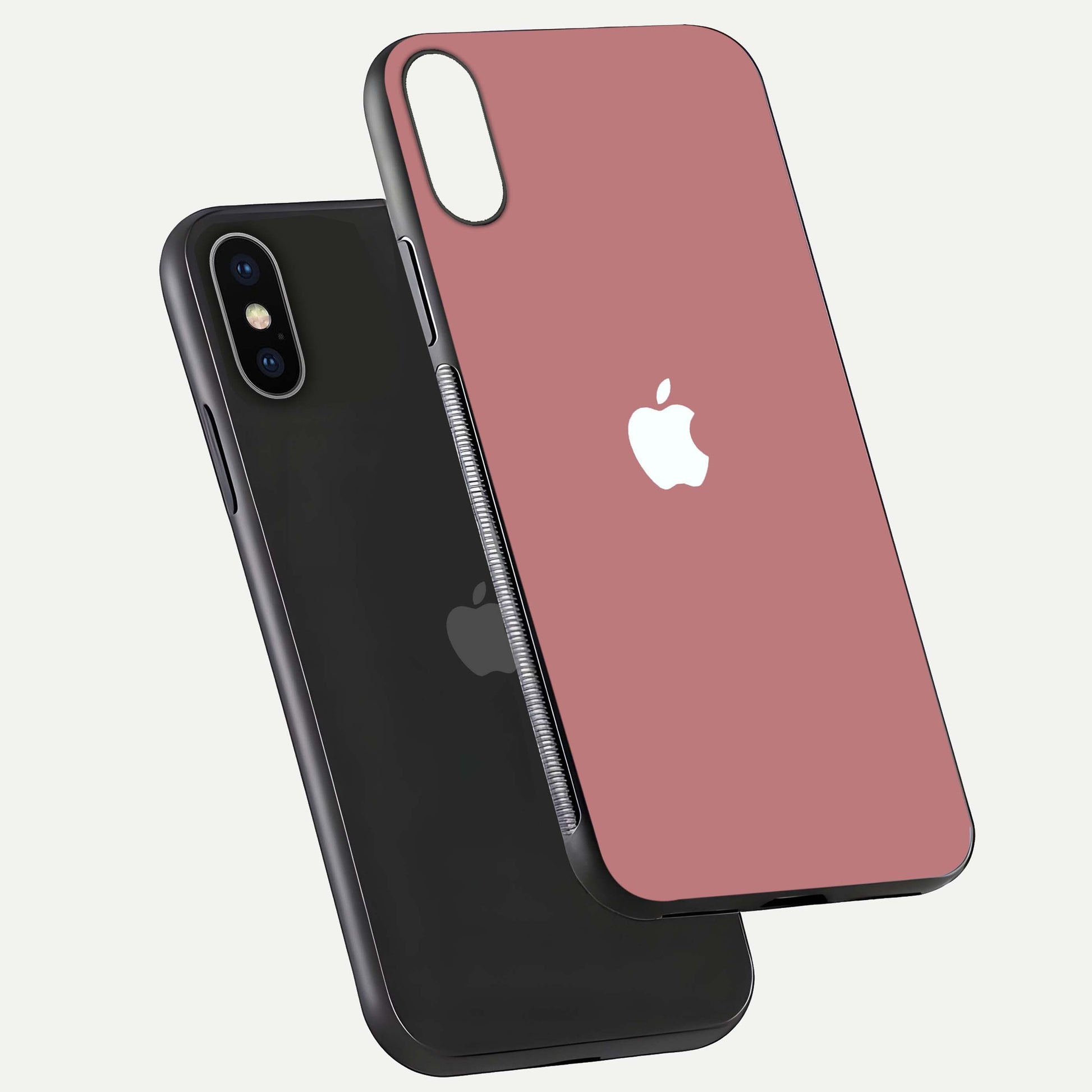 Apple Harmony Glass Case for iPhone X floating dual view capturing reflective texture and premium protection