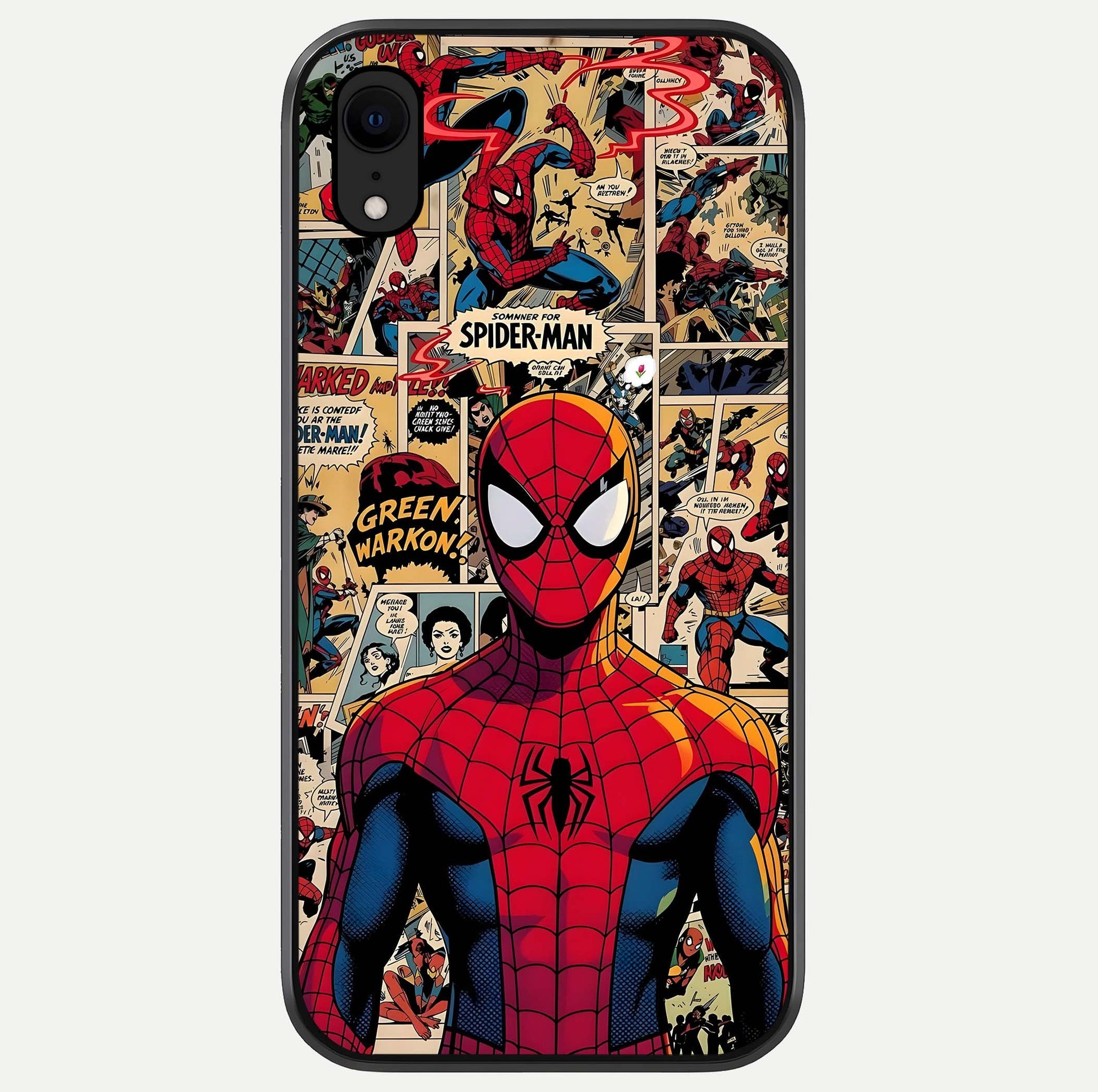 Aesthetic Spider Glass Case For iPhone 16 Pro by Custom World