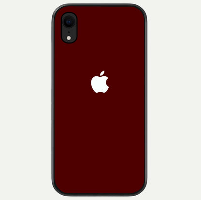 Apple Crimson Core Glass Case For iPhone Xr by Custom World
