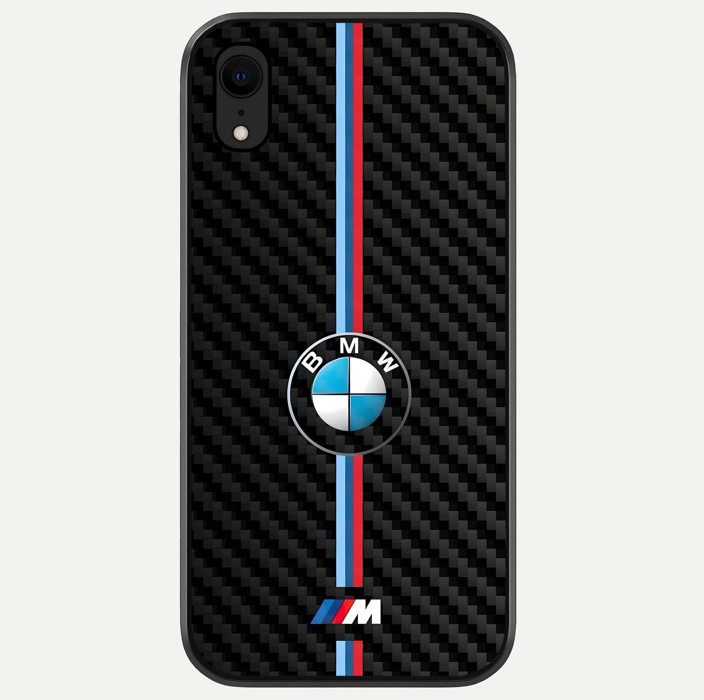 BMW Pattern Glass Case For iPhone Xr by Custom World