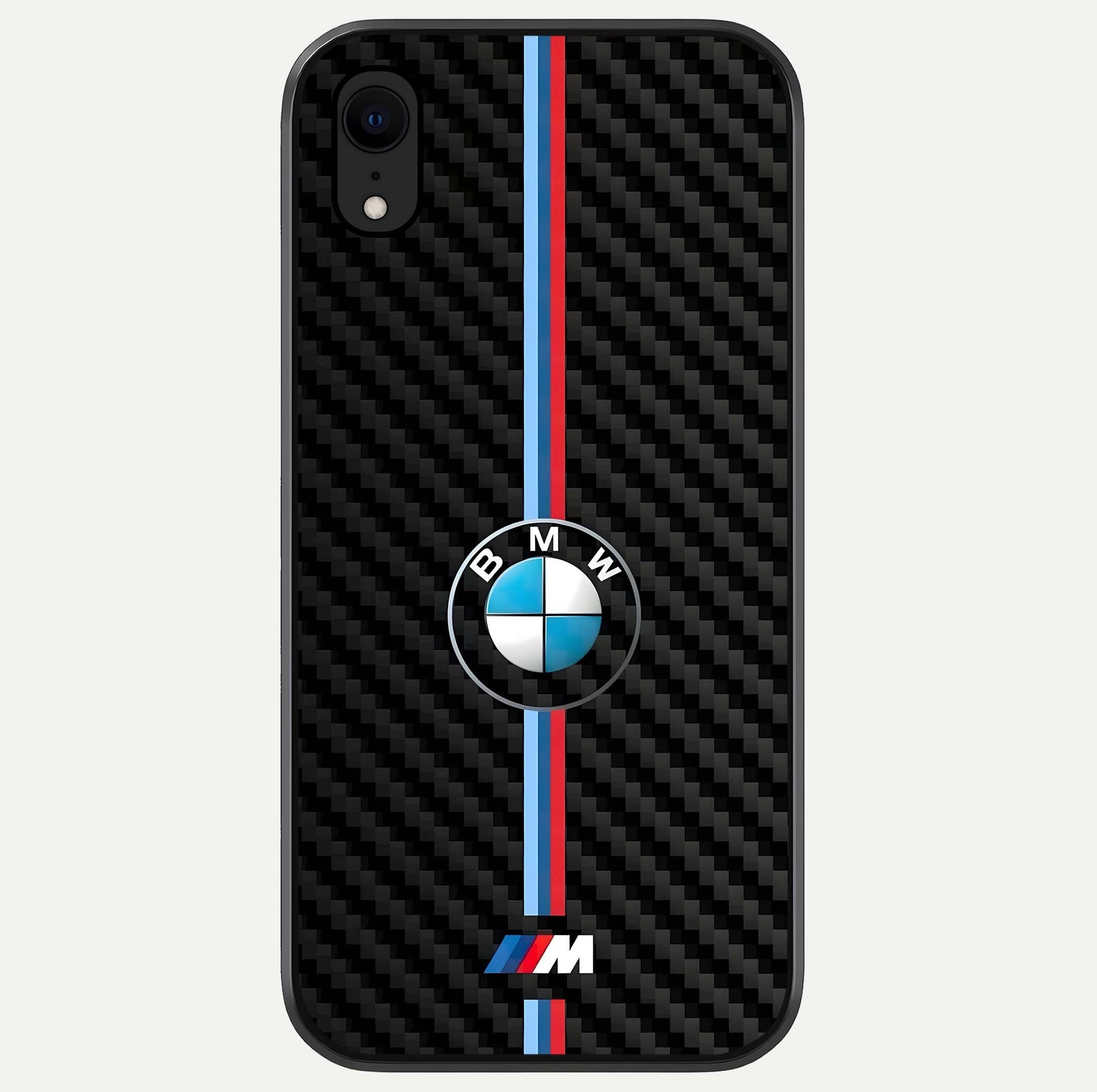BMW Pattern Glass Case For iPhone Xr by Custom World