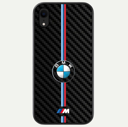 BMW Pattern Glass Case For iPhone Xr by Custom World