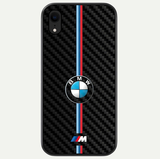 BMW Pattern Glass Case For iPhone Xr by Custom World