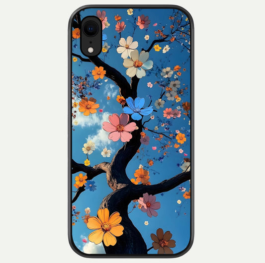 Blossom Dream Sky Glass Case For iPhone Xr by Custom World
