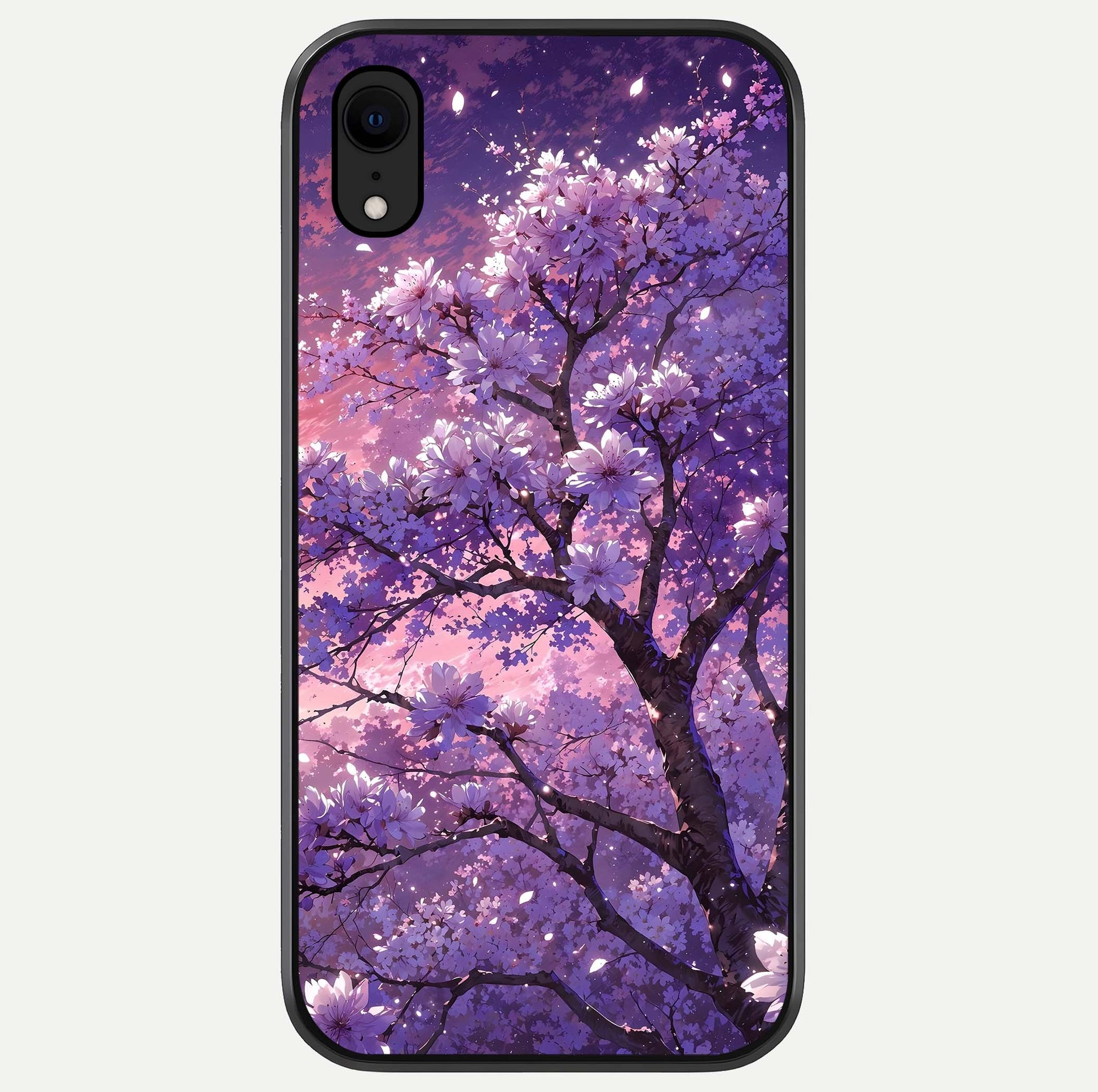 Blossom Tree Glass Case For iPhone Xr by Custom World