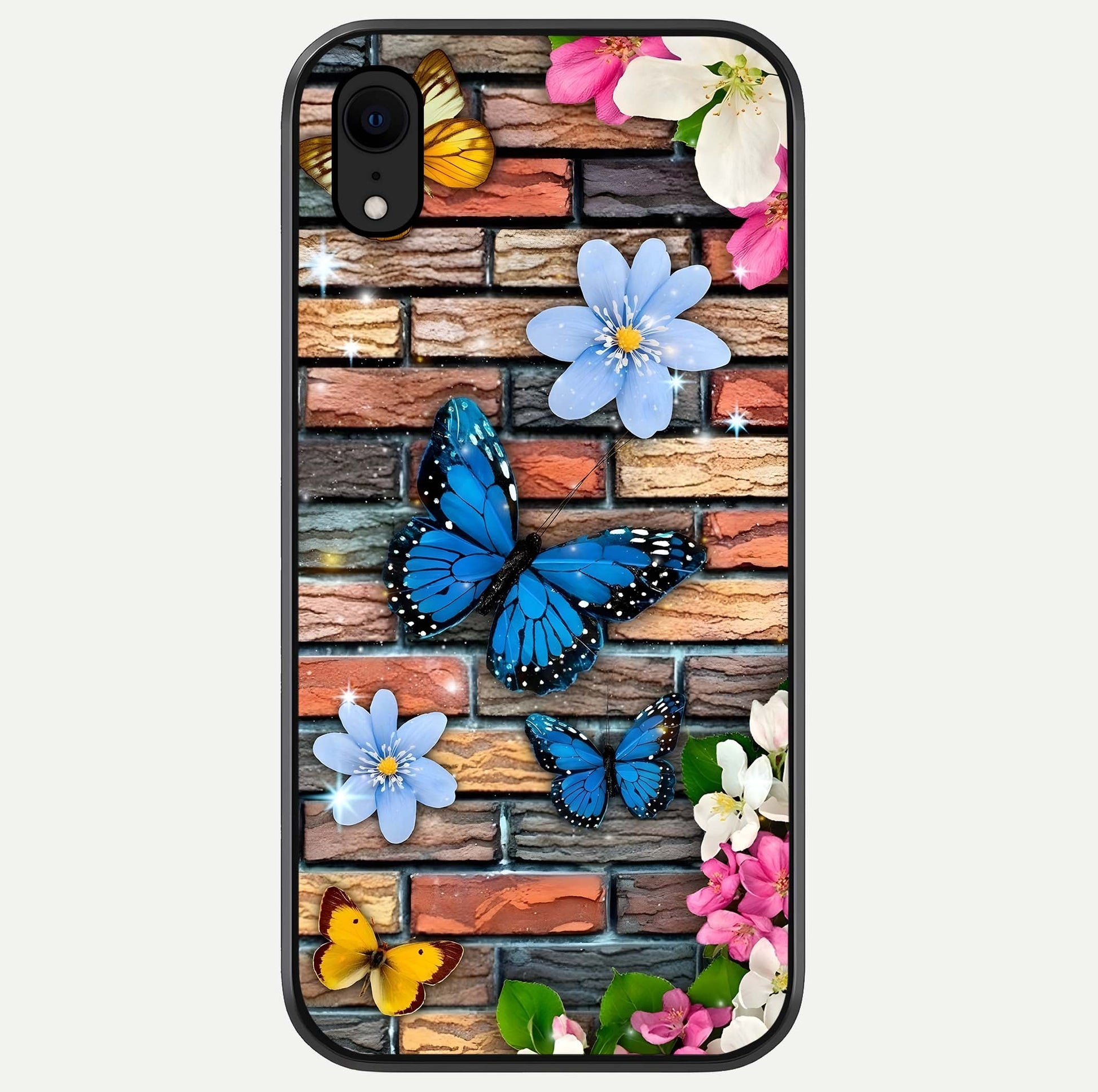 Brick Bloom Flight Glass Case For iPhone Xr by Custom World