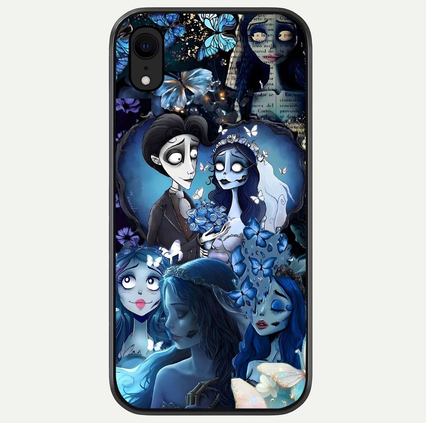 Butterfly Ghost Soul Glass Case For iPhone Xr by Custom World