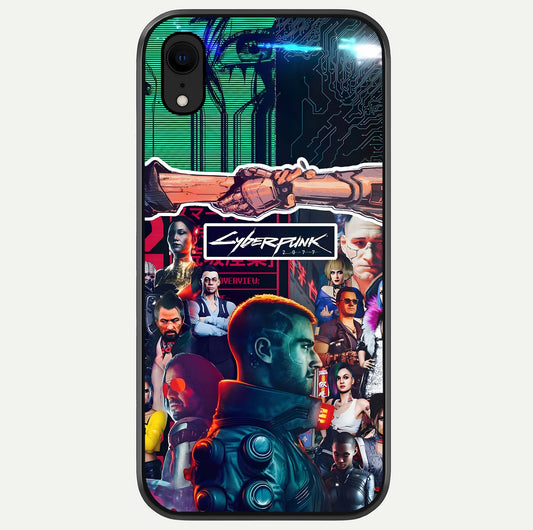 CYBERPUNK Legacy Glass Case For iPhone Xr by Custom World