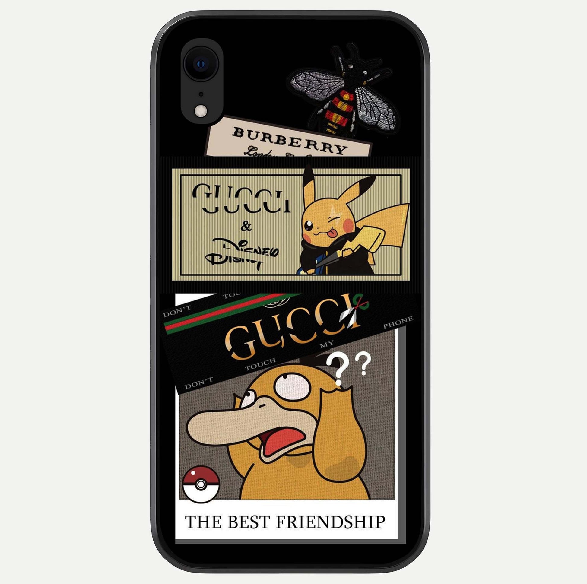 Cartoon Brand Play Mashup Glass Case For iPhone Xr by Custom World