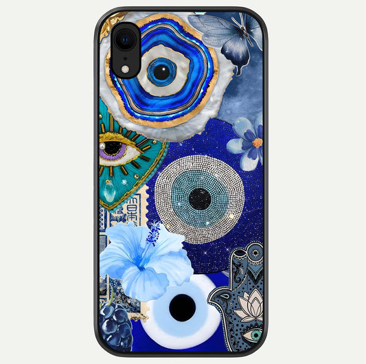 Celestial Celestial Blue Vision Glass Case For iPhone Xr by Custom World