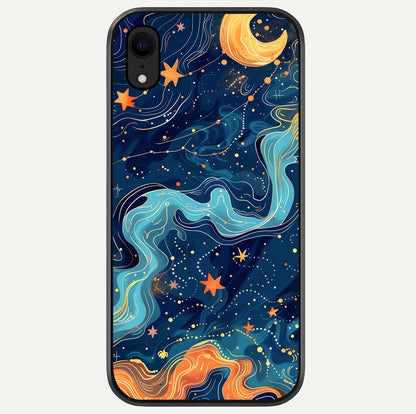 Celestial Dream Flow Glass Case For iPhone Xr by Custom World