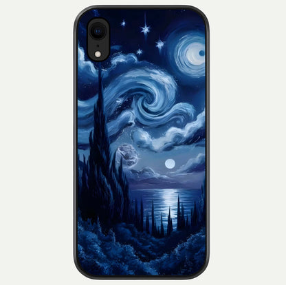 Celestial Dream Van Gogh Glass Case For iPhone Xr by Custom World