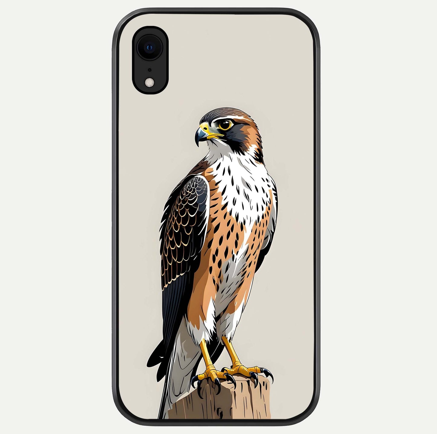 Clever Eagle Glass Case For iPhone Xr by Custom World