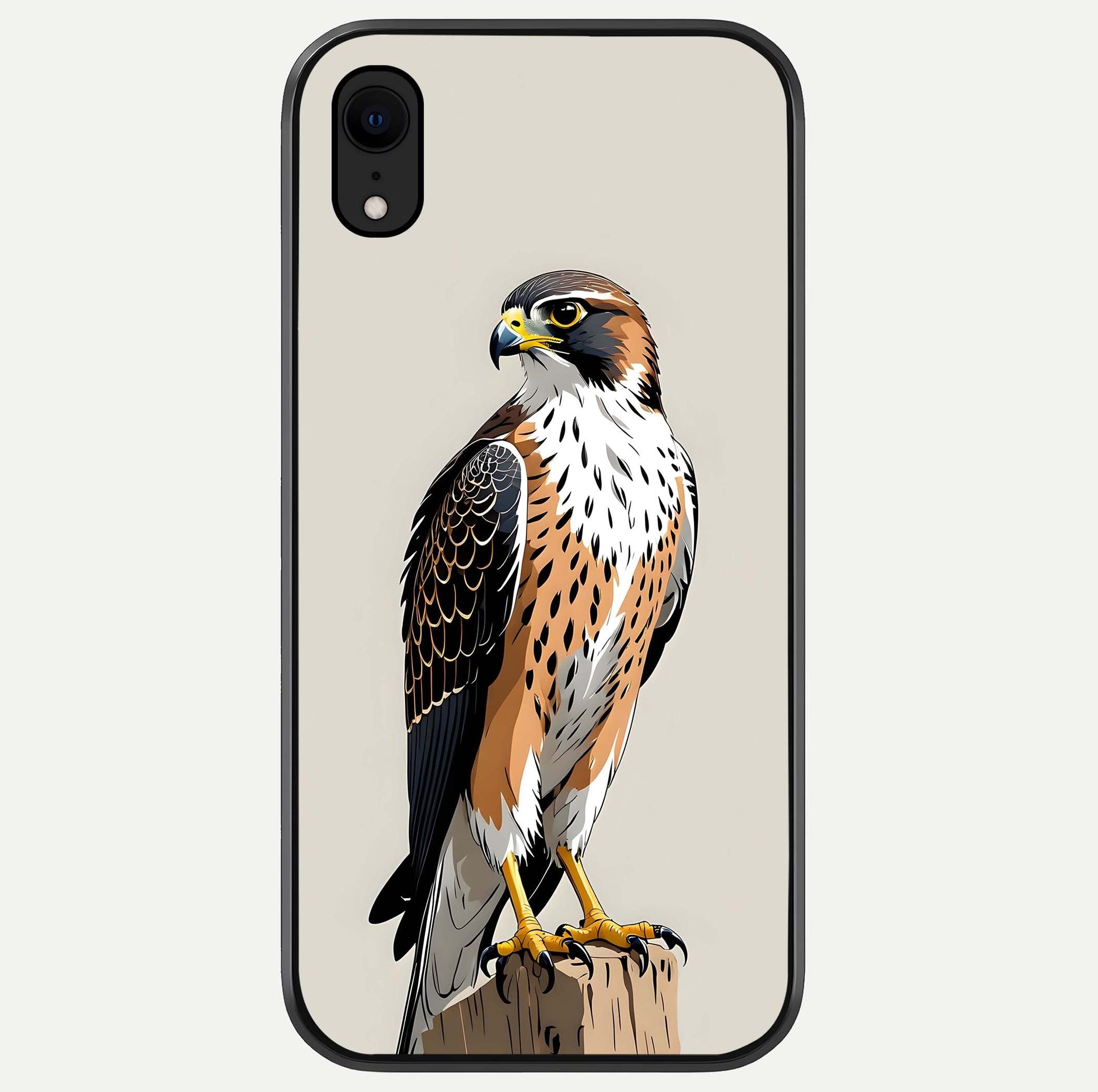 Clever Eagle Glass Case For iPhone Xr by Custom World
