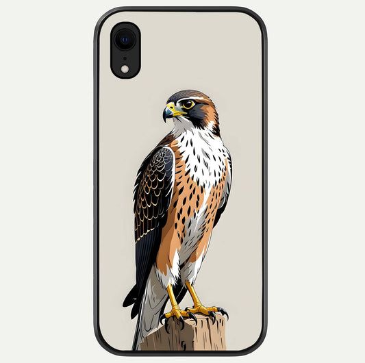 Clever Eagle Glass Case For iPhone Xr by Custom World