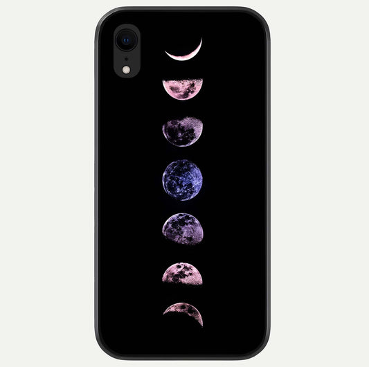 Crimson All Planets Glass Case For iPhone Xr by Custom World