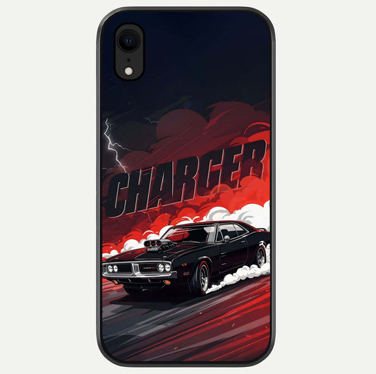 Dark Charger Fury Glass Case For iPhone Xr by Custom World