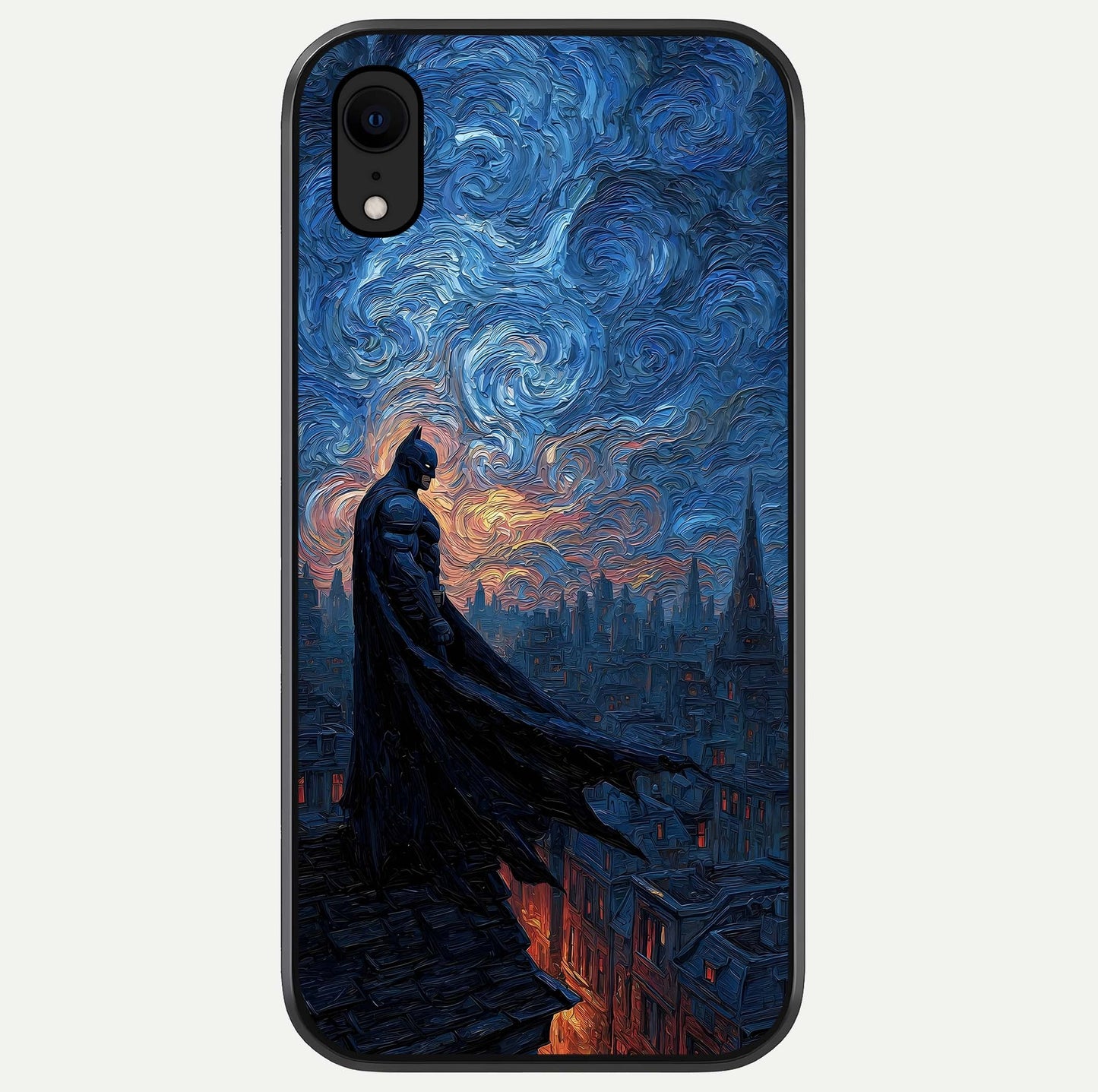 Dark Knight Dusk Glass Case For iPhone Xr by Custom World
