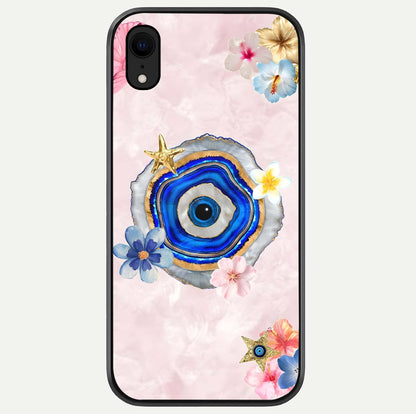 Divine Aura Bloom Glass Case For iPhone Xr by Custom World