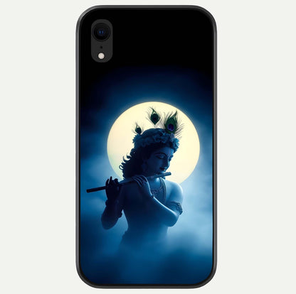 Divine Moon Flute Glass Case For iPhone Xr by Custom World
