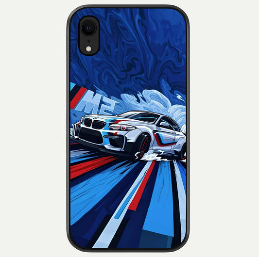 Drift Power Rush Glass Case For iPhone Xr by Custom World