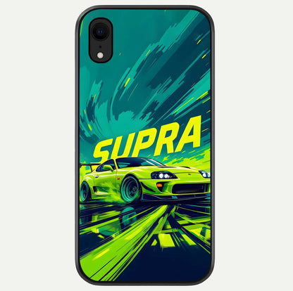 Electric Supra Thunder Glass Case For iPhone Xr by Custom World