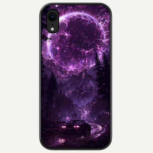 Eternal Cosmic Drive Glass Case For iPhone Xr by Custom World
