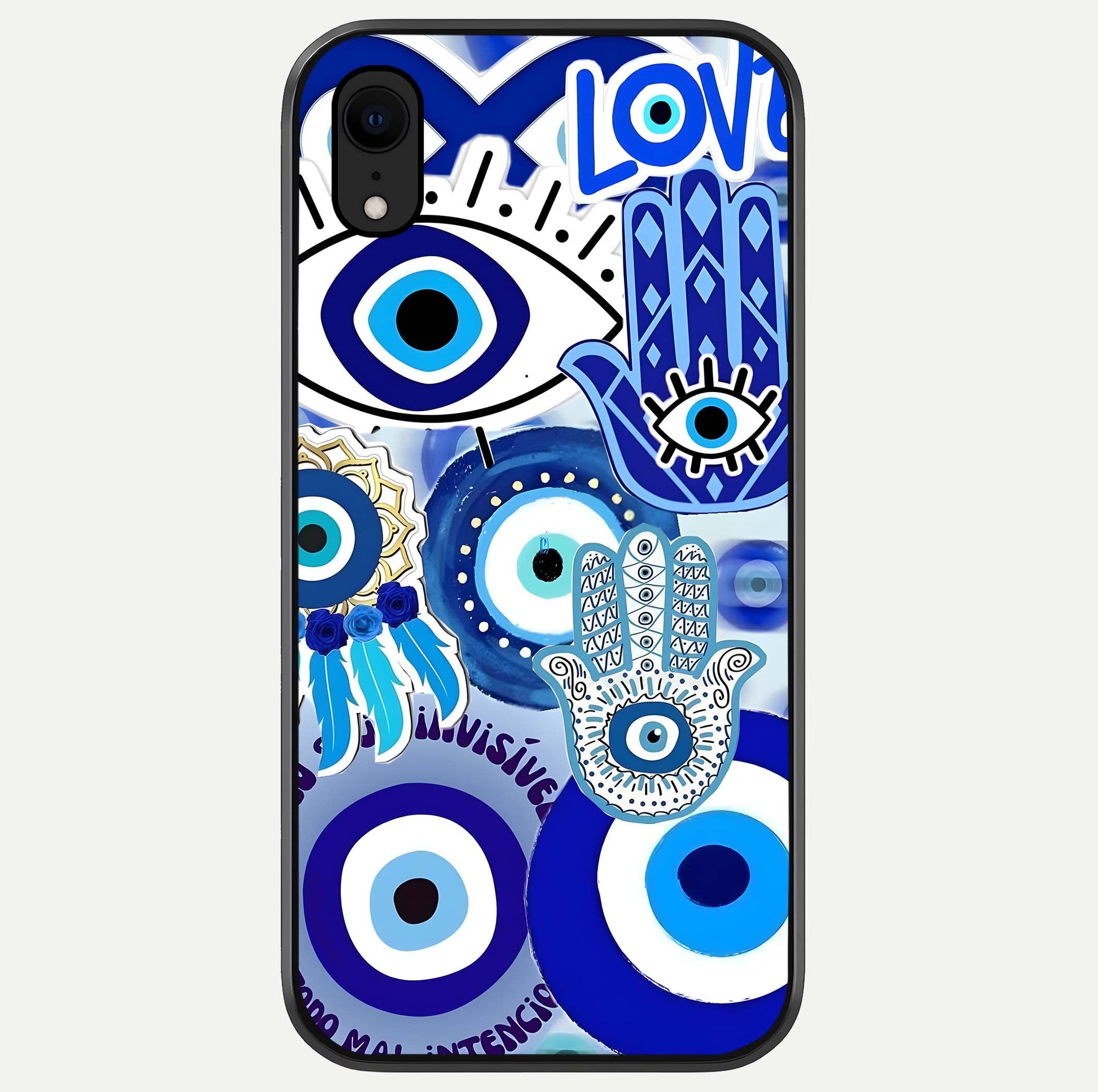 Evil Eyes Dream Glass Case For iPhone Xr by Custom World