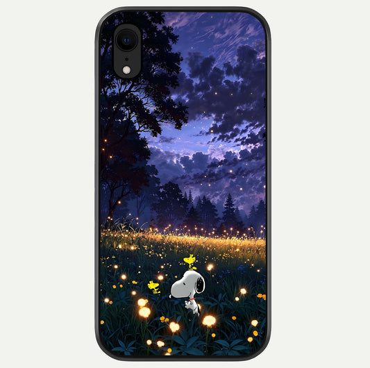 Firefly Meadow Magic Glass Case For iPhone Xr by Custom World