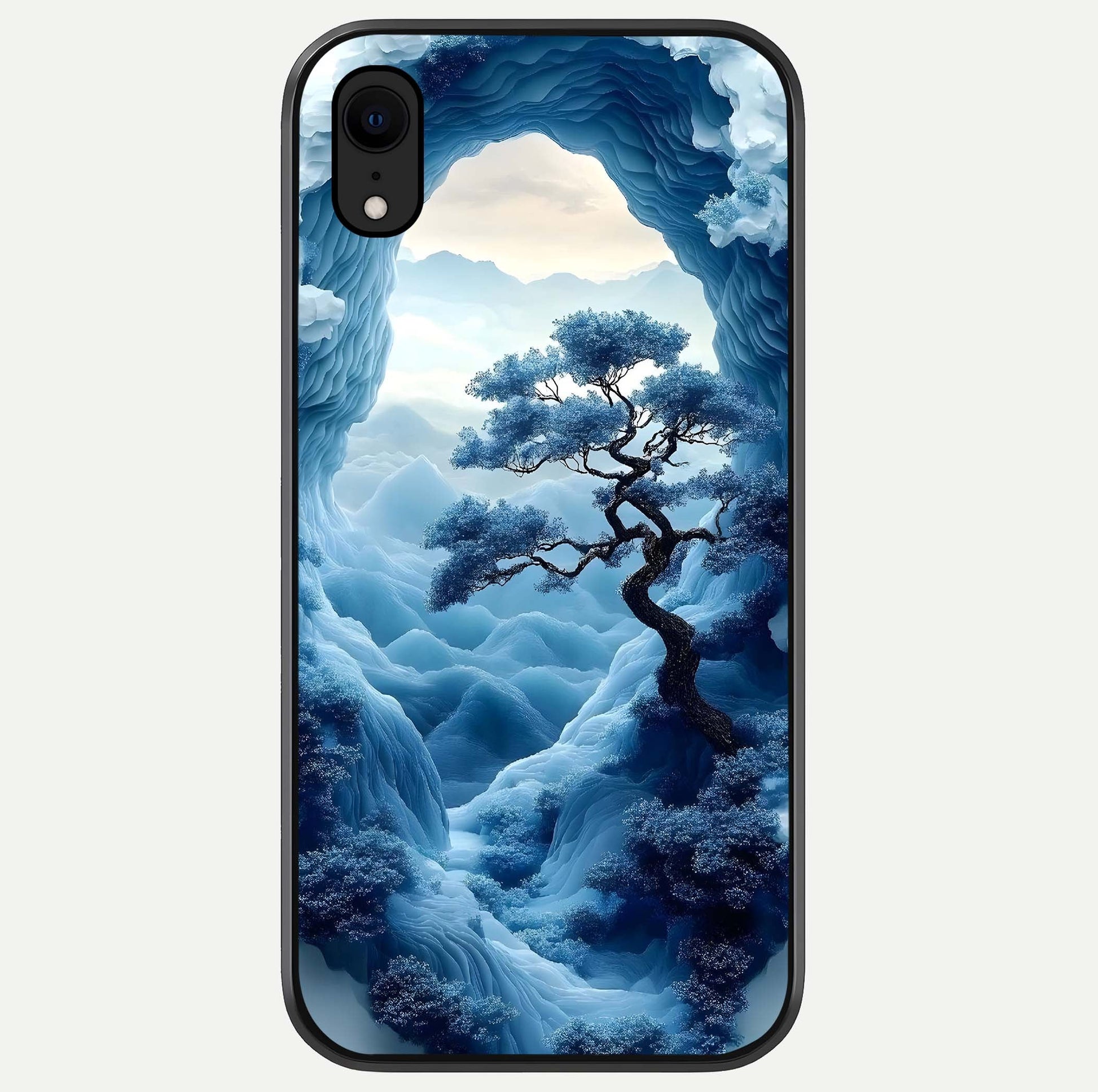 Frozen Serenity Gate Glass Case For iPhone Xr by Custom World
