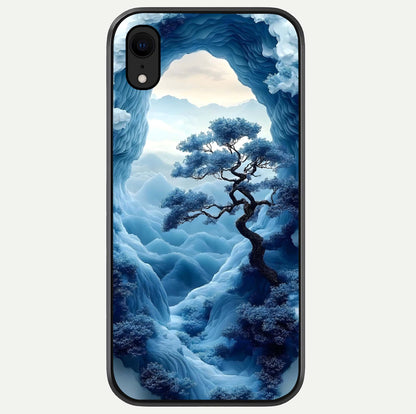Frozen Serenity Gate Glass Case For iPhone Xr by Custom World